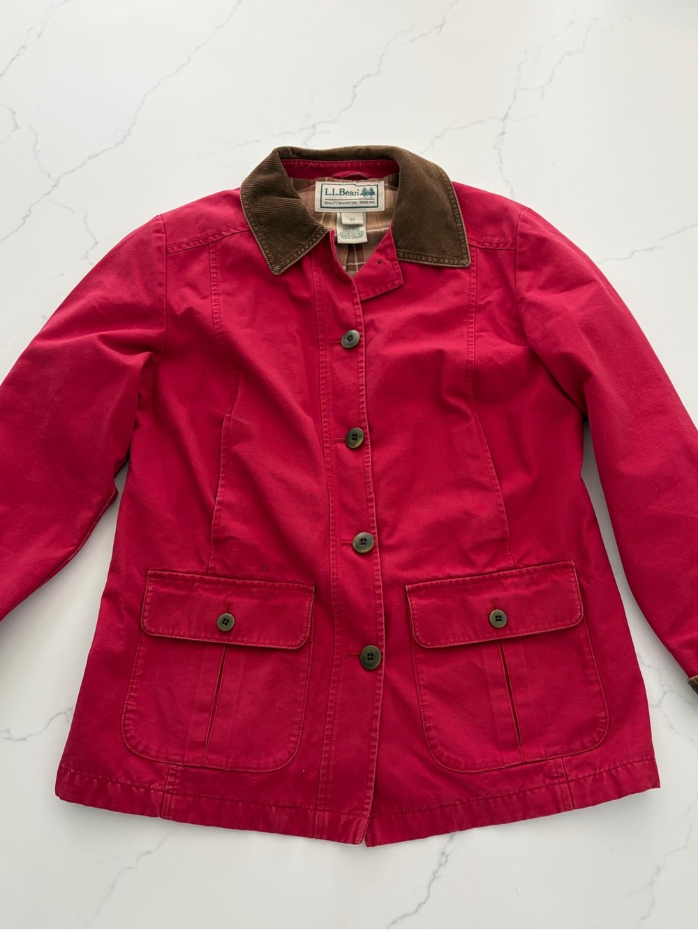 LL Bean XS Pet VTG Women’s Canvas
Field Adirondack Barn Jacket Maroon Like New